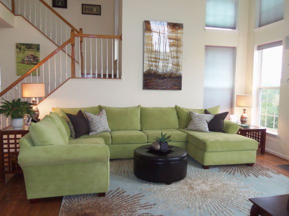 Sectional sofa in Great Room